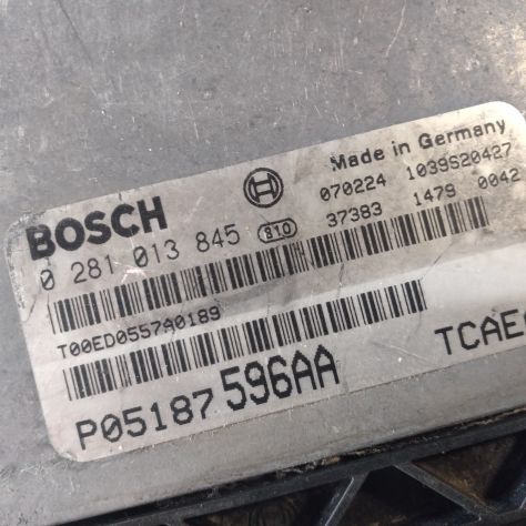CENTRALINA MOTORE JEEP GRAND CHEROKEE 2.0 CRD BOSCH 0 281 013 845, 0281013845, P - Foto 6
