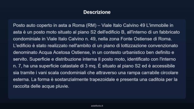 Immobile in asta di 3 m² in vendita a Roma - Foto 6