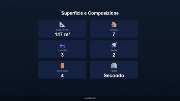 Immobile in asta di 147 m² con più di 5 locali e box auto in vendita a Lucera - Foto 7