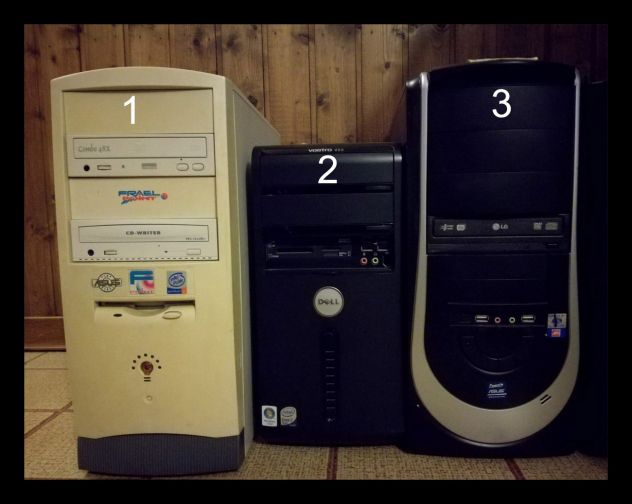 VENDO I SEGUENTI COMPUTER DESKTOP(LEGGI IL TESTO ANNUNCIO)