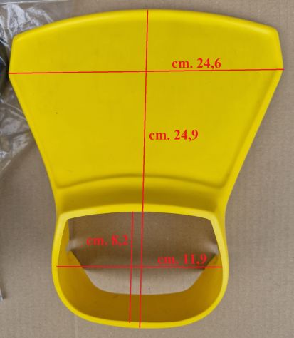 PLASTICA FARO PORTAFARO UFO NUOVA bianca-gialla-nera per svariate moto e motorin - Foto 3