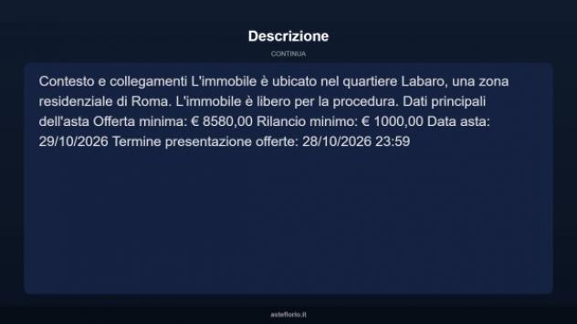 Immobile in asta di 18 m² in vendita a Roma - Foto 9
