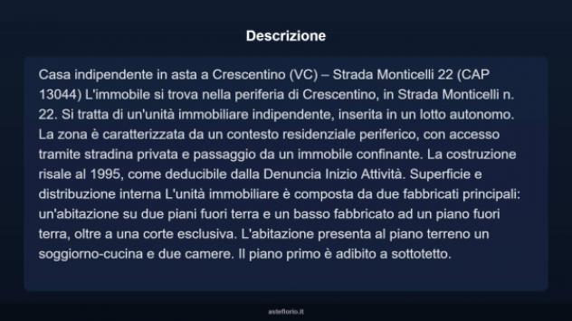 Immobile in asta di 68 m² in vendita a Crescentino - Foto 17