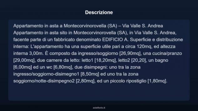 Immobile in asta di 120 m² con più di 5 locali in vendita a Montecorvino Rovella - Foto 12