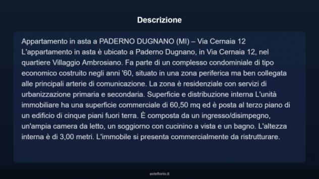 Immobile in asta di 60 m² in vendita a Paderno Dugnano - Foto 4
