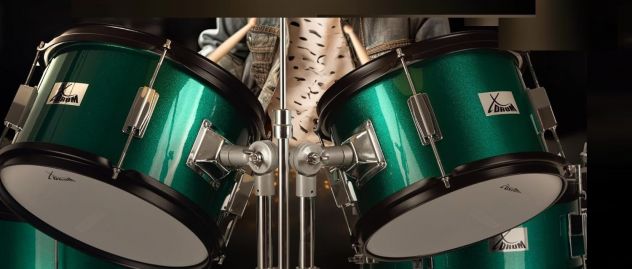 Batteria XDrum Junior Pro per Bambini Emerald Green Sparkle - Foto 6