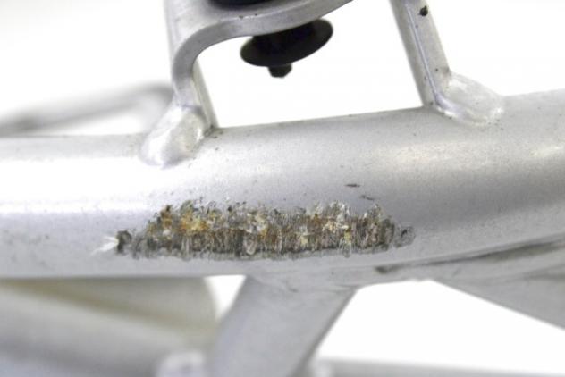 DUCATI HYPERMOTARD 1100 S 47011951C TELAIO POSTERIORE 07 - 09 REAR FRAME CON GRAFFI - Foto 3
