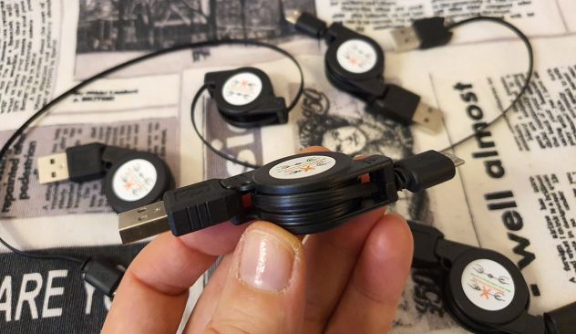 Cavetti micro USB ad avvolgimento - Foto 5