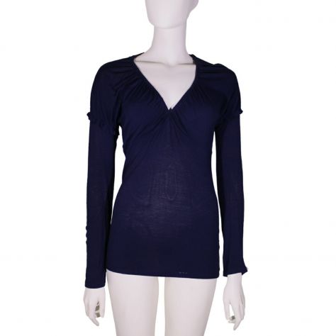 Sottogiacca in maglia blu - tg. S