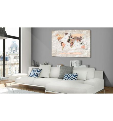 Quadro Di Sughero Mappamondo Panoramico Arredalacasa - Foto 2