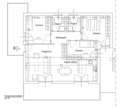 Rif. 4104 B – Chiavari sulla prima collina in via Rialto – Attico con Vista Mare - Foto 3