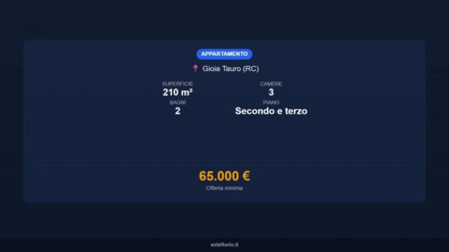 Immobile in asta di 210 m², box auto in vendita a Gioia Tauro - Foto 15