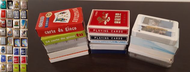 LOTTO 16 MAZZI DI CARTE DA GIOCO RARISSIMI.