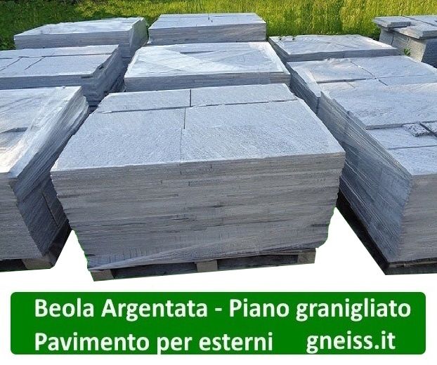 Pavimento in BEOLA ARGENTATA, Piano Grezzo, Misure Varie a Correre - Foto 4