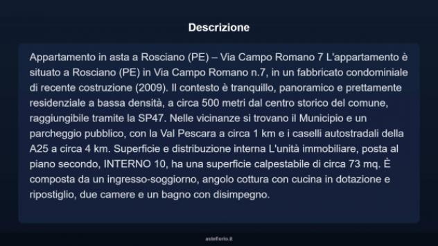 Immobile in asta di 73 m², box auto in vendita a Rosciano - Foto 5
