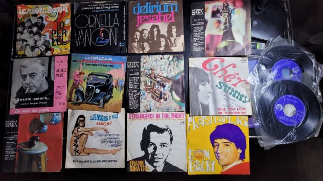 COLLEZIONE DISCHI 33 45 GIRI VINILE Italiane Internazionali Pop Rock Revival - Foto 10