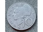 Austria 10 Schilling 1957 argento.