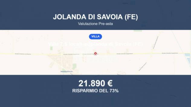 Immobile in asta di 116 m² con più di 5 locali in vendita a Jolanda di Savoia