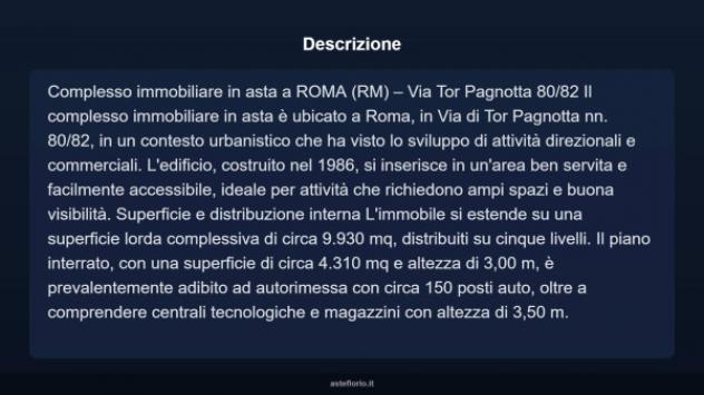Immobile in asta di 9930 m² in vendita a Roma - Foto 5