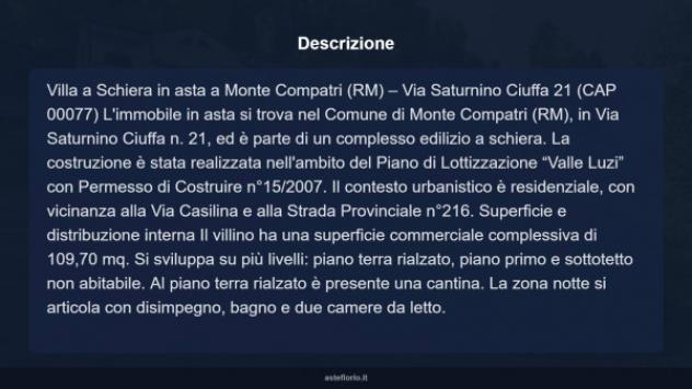 Immobile in asta di 109 m², box auto in vendita a Monte Compatri - Foto 6