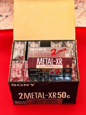 Audio Cassette SONY "METAL-XR 50" BI-PACK - Foto 7
