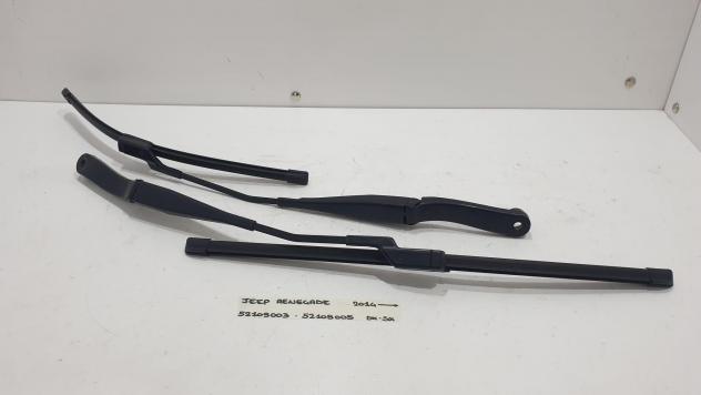 BRACCI PORTASPAZZOLE TERGICRISTALLI DX E SX JEEP Renegade Serie 52109003 52109005 Diesel 1.6 (1418) - Foto 2