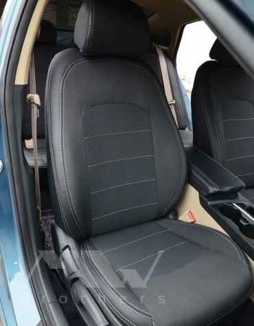 Set Coprisedili su misura per Hyundai Sonata (LF) (2014-2019)Ecopelle/Alcantara