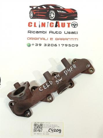 COLLETTORE DI SCARICO KIA Cee'd Serie Sporty wagon 285112A700 D4FB diesel 1582 (1218)
