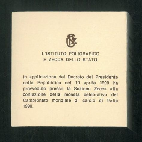 500 LIRE MONDIALI CALCIO ITALIA 1990 - Foto 5