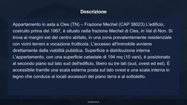 Immobile in asta di 194 m² con più di 5 locali in vendita a Cles - Foto 14