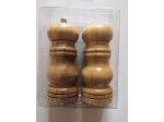 Macina pepe e sale, in legno e metallo inox.