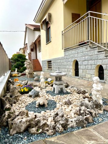Lanterna Giapponese gigante Rokkaku Yukimi in pietra granito - Foto 7
