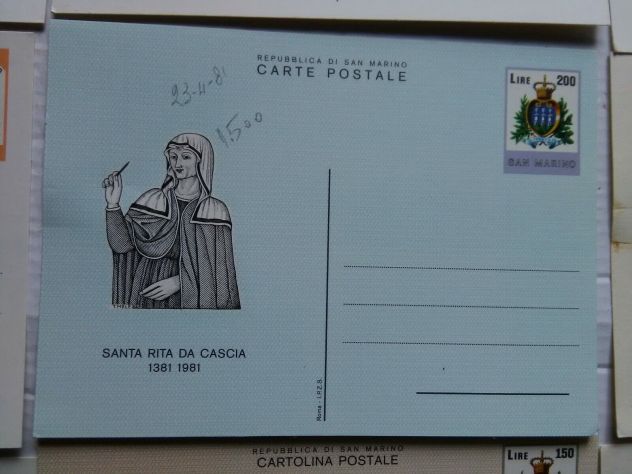 LOTTO DI 9 CARTE POSTALI DI SAN MARINO - Foto 7