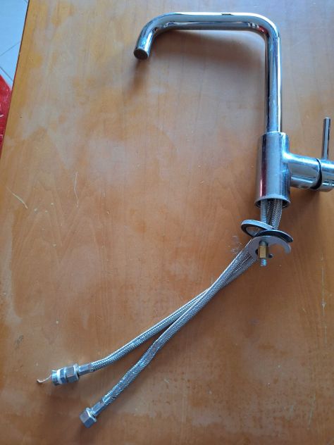 Rubinetto cucina con miscelatore a leva