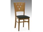 Sedie Legno Colorate Per Arredamento Bar Ristorante Imbottite Ecopelle Cod3080I