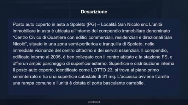 Immobile in asta di 31 m² in vendita a Spoleto - Foto 3