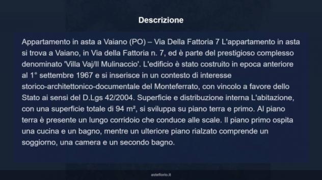 Immobile in asta di 94 m² in vendita a Vaiano - Foto 7