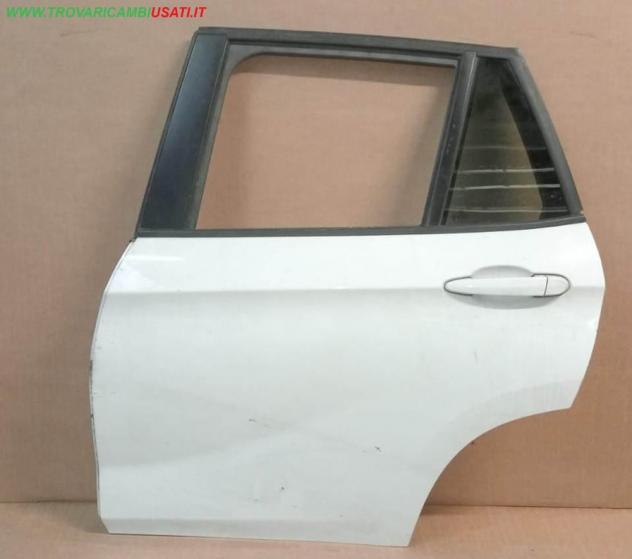 PORTA POST.S. BIANCA C/ALZ. E SERR. 999-U65404 Carrozzeria  Lamierati esterni  Porte  Porta post. sx. BMW - X1 E84 - 01-07-2009 - 01-07-2012, BMW - X1