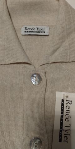 MAGLIA DA DONNA IN LANA MERINOS PANNA - Foto 10
