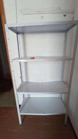 SCAFFALE metallico 90 x 173 x 40 4 ripiani