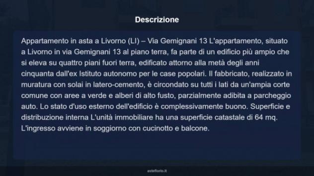 Immobile in asta di 64 m² in vendita a Livorno - Foto 15