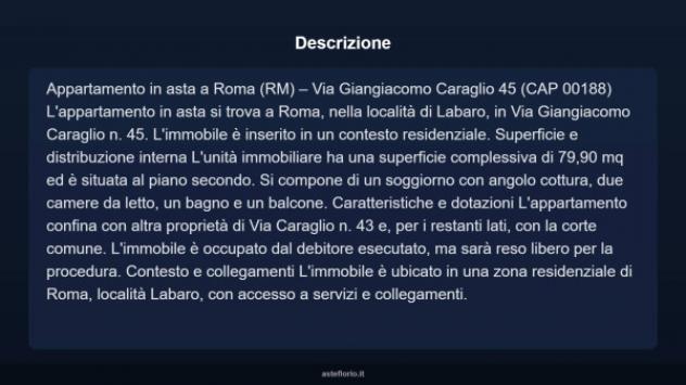 Immobile in asta di 79 m² in vendita a Roma - Foto 12