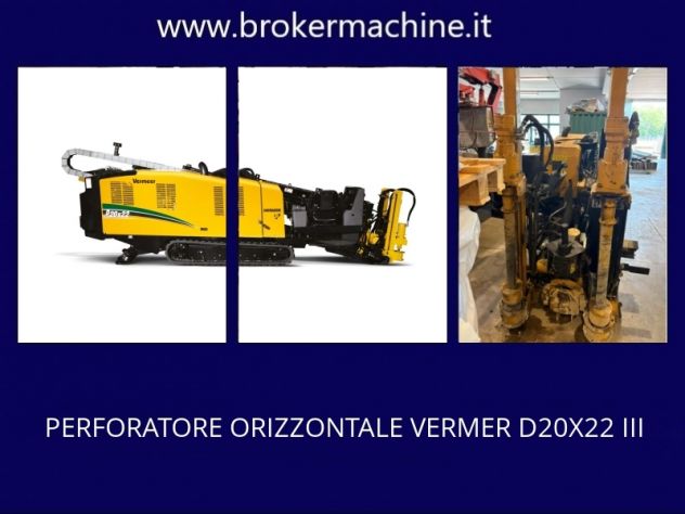 PERFORATORE ORIZZONTALE VERMER D20X22 III
