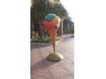 Gelato in fiberglass:  Insegna cono gelato per esterno. Disponibile a FIRENZE