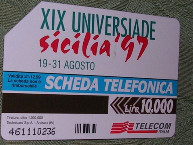 SCHEDA TELEFONICA ITALIA 17U