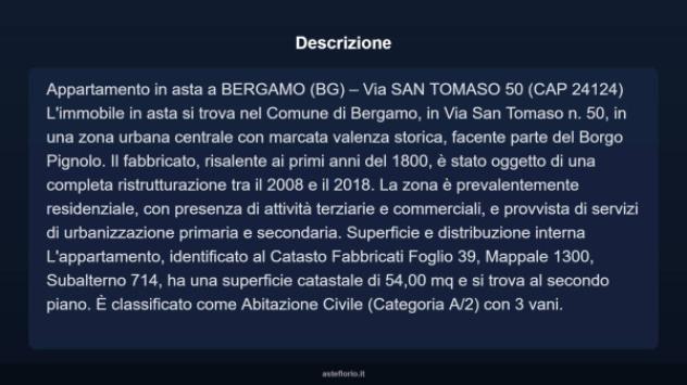 Immobile in asta di 54 m² in vendita a Bergamo - Foto 11