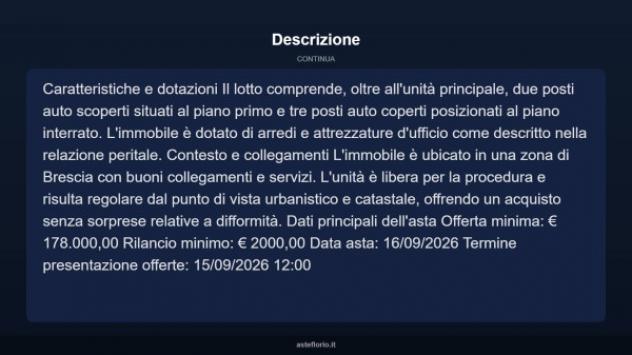 Immobile in asta di 144 m² in vendita a Brescia - Foto 4