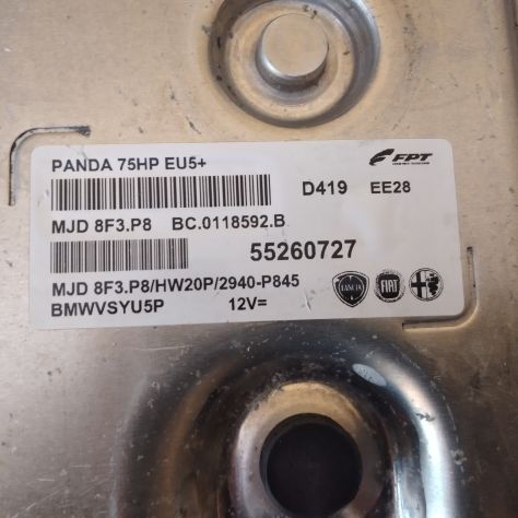 CENTRALINA MOTORE MAGNET MARELLI MJD 8F3.P8 55260727 FIAT PANDA - Foto 8