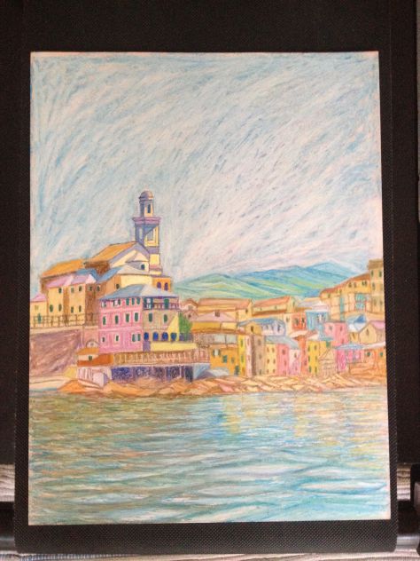 Quadro pittore Gualberto Maragliano "Boccadasse" - Foto 4