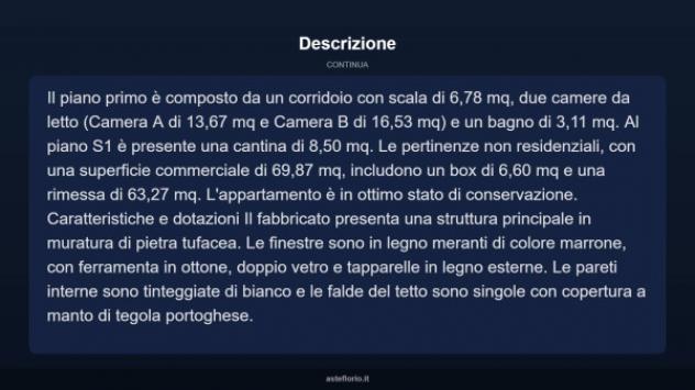 Immobile in asta di 214 m² con più di 5 locali e box auto in vendita a Soriano nel Cimino - Foto 14
